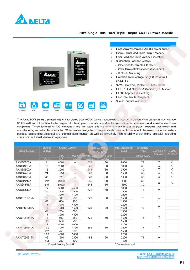 DELTA AA30S1200A