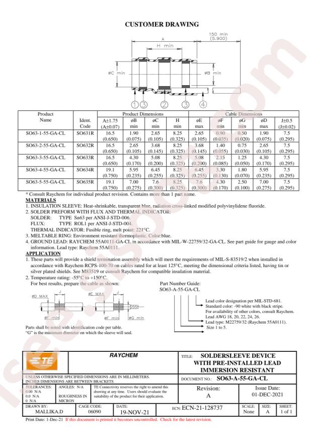 TE Connectivity SO63-1-55-24-5