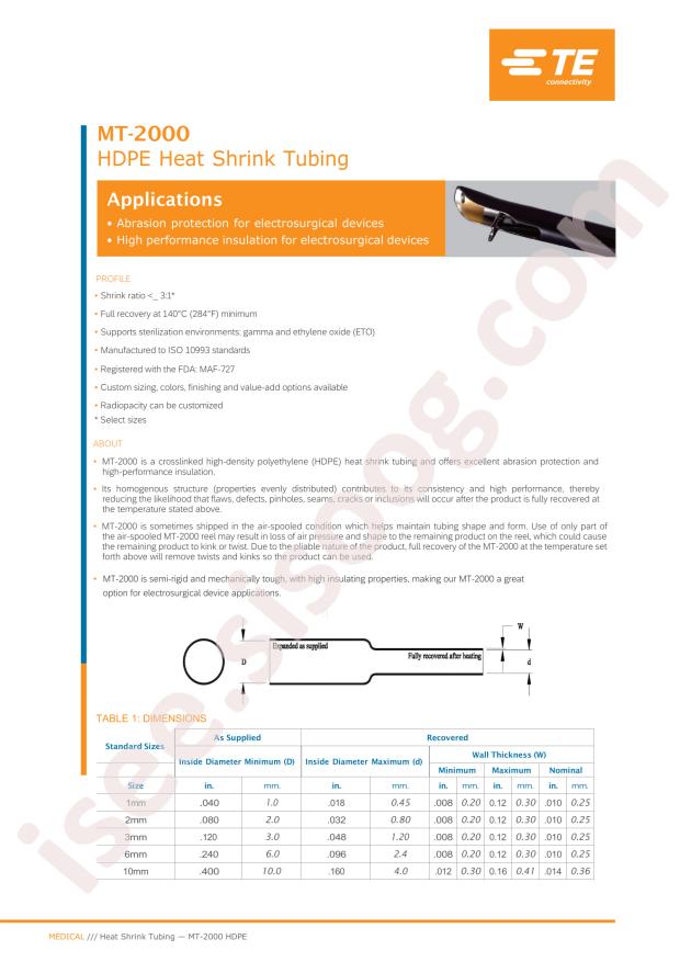 TE Connectivity MT2000-4.5-0-SP