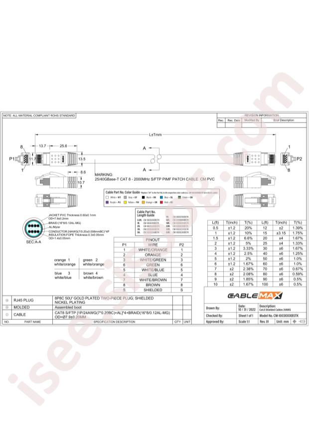 Cablemax CM-100355PUBSTK