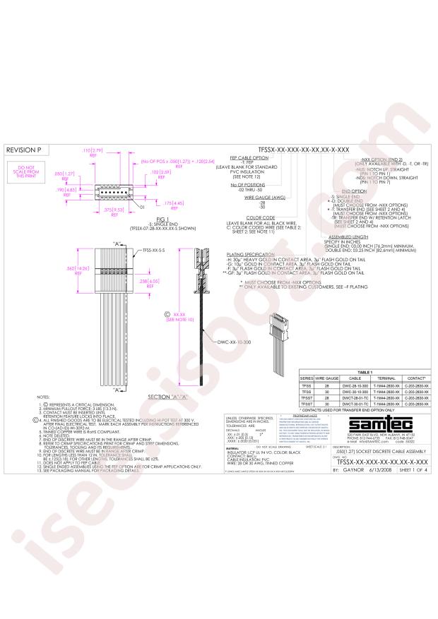 Samtec TFSS-10-30-G-03.50-D-NUS