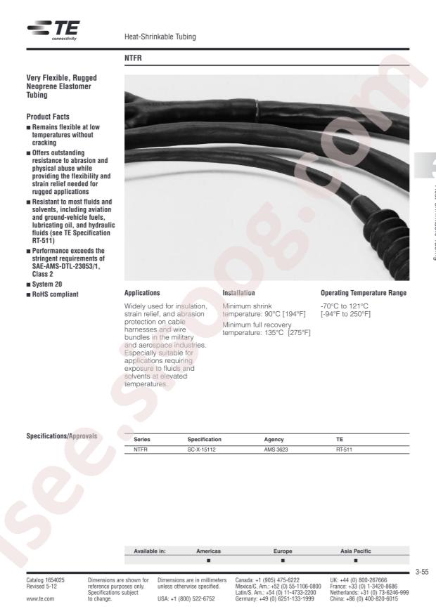 TE Connectivity NTFR-3/8-0SPCS5683