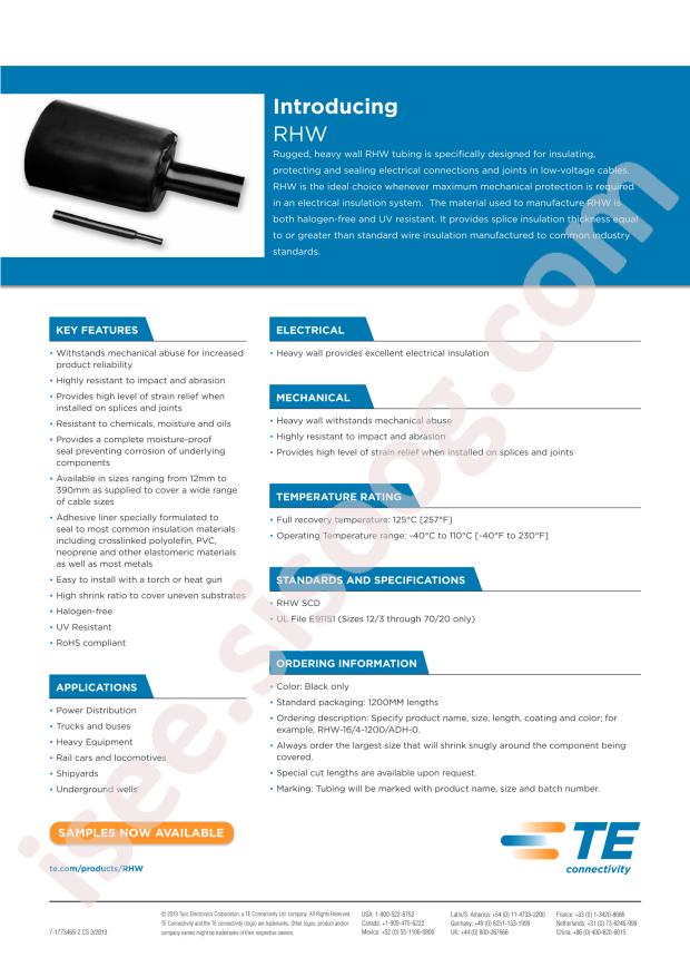 TE Connectivity RHW-12/3-1200/ADH-0