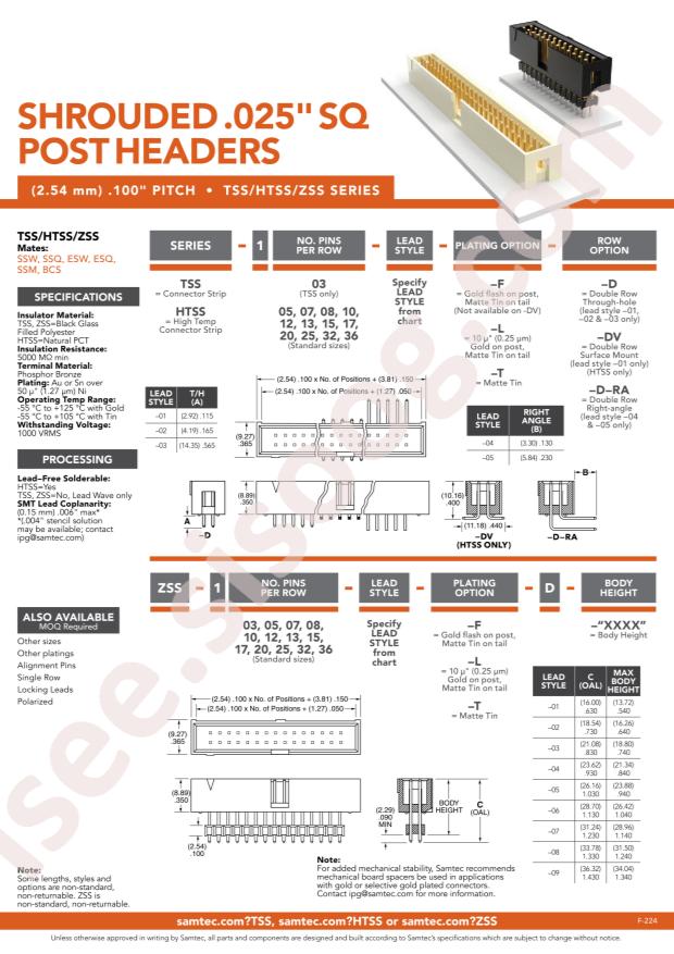Samtec ZSS-113-04-L-D-830