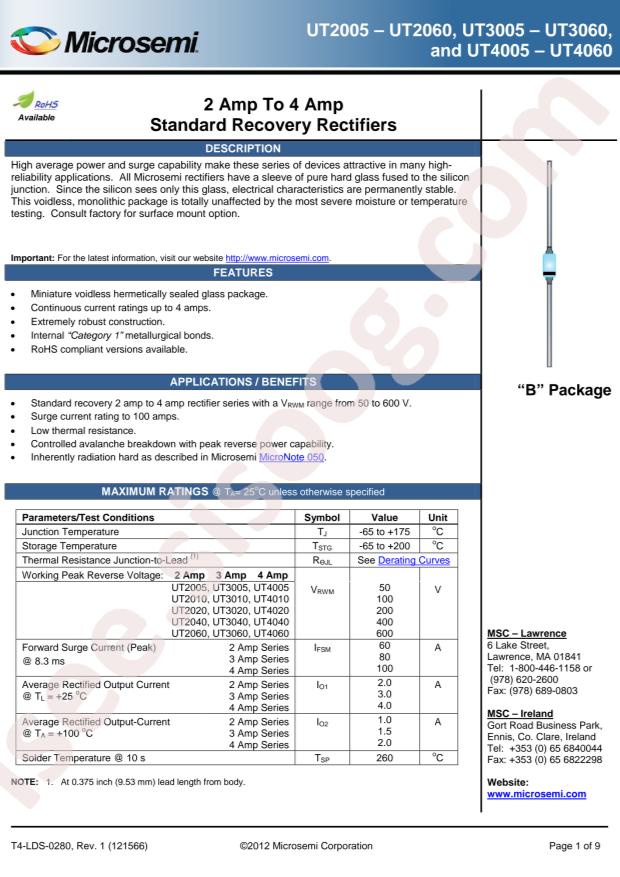 MICROCHIP UT4010