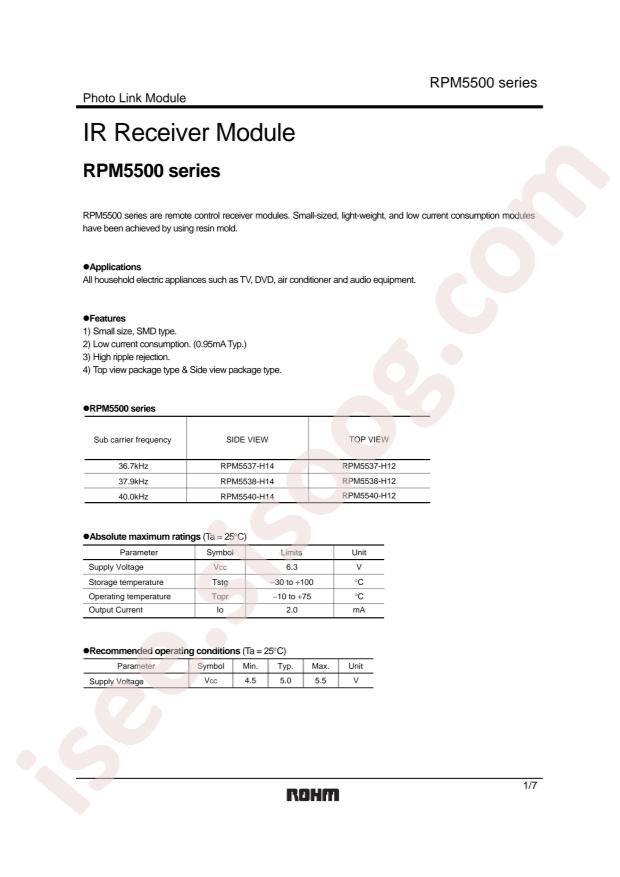 ROHM RPM5538-H14E2