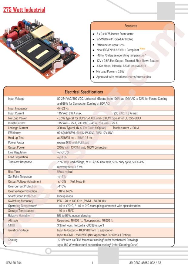 EOS Power ULP275-0324