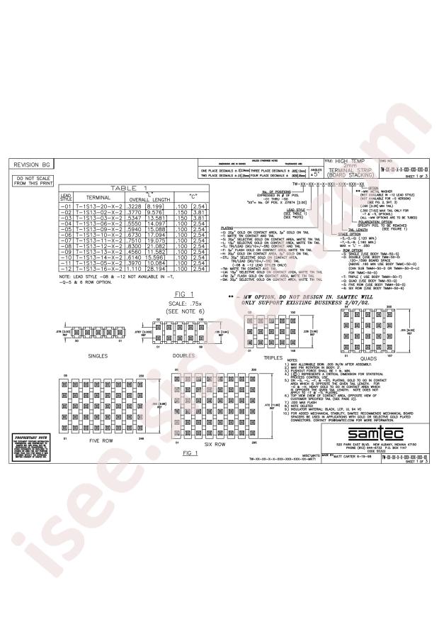 Samtec TW-08-04-G-D-280-120