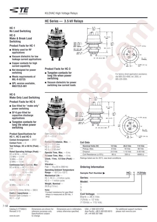 TE Connectivity HC-2