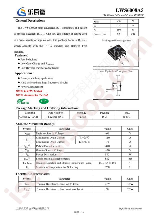 Lewa Micro LWS6008A5