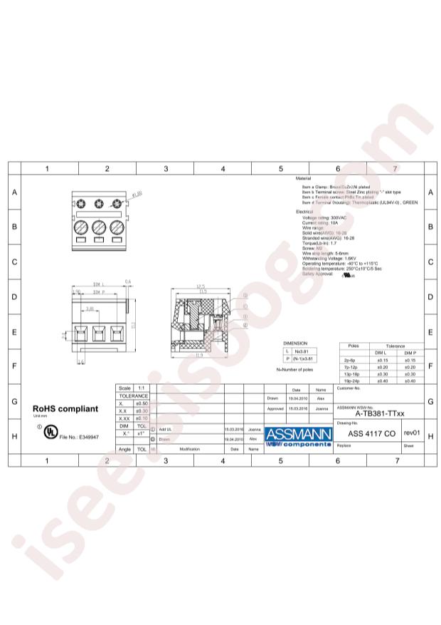 Assmann WSW Components A-TB381-TT08