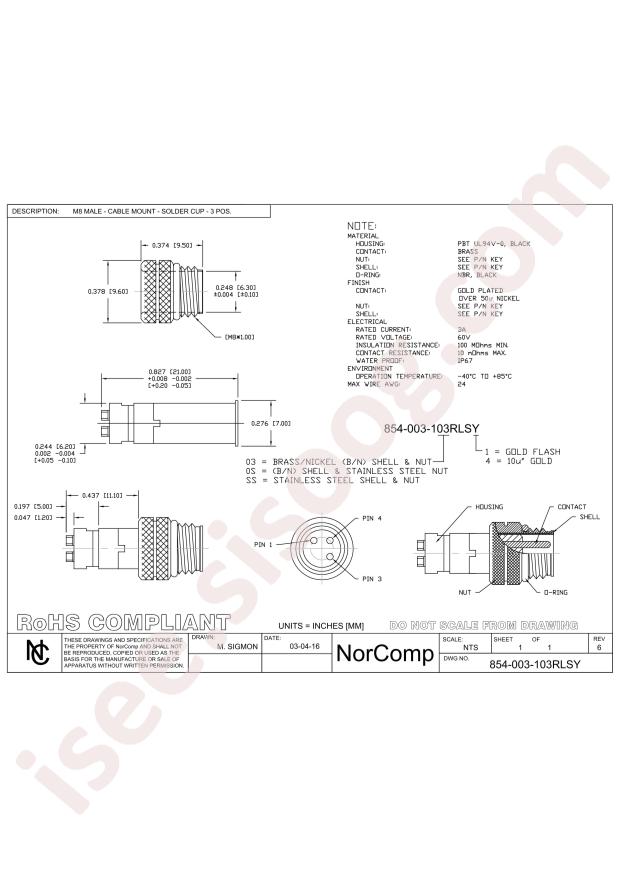 NorComp 854-003-103RLS4