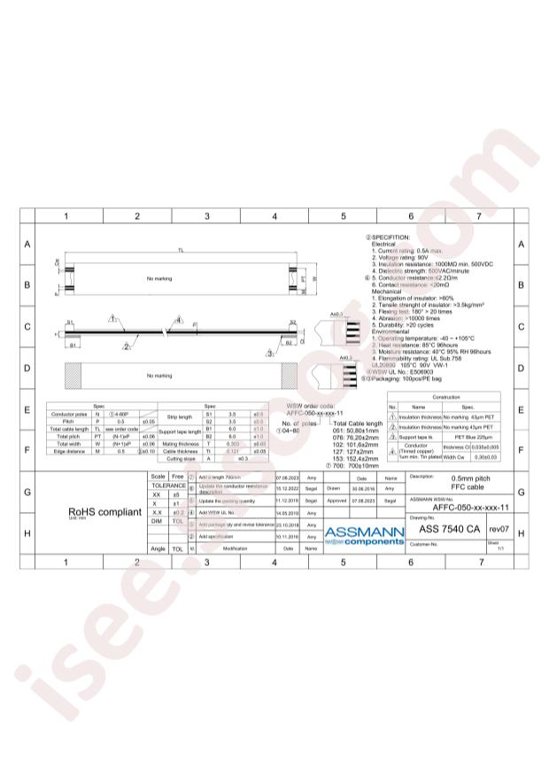 Assmann WSW Components AFFC-050-24-127-11