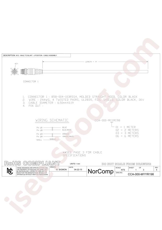 NorComp CCA-000-M01R198