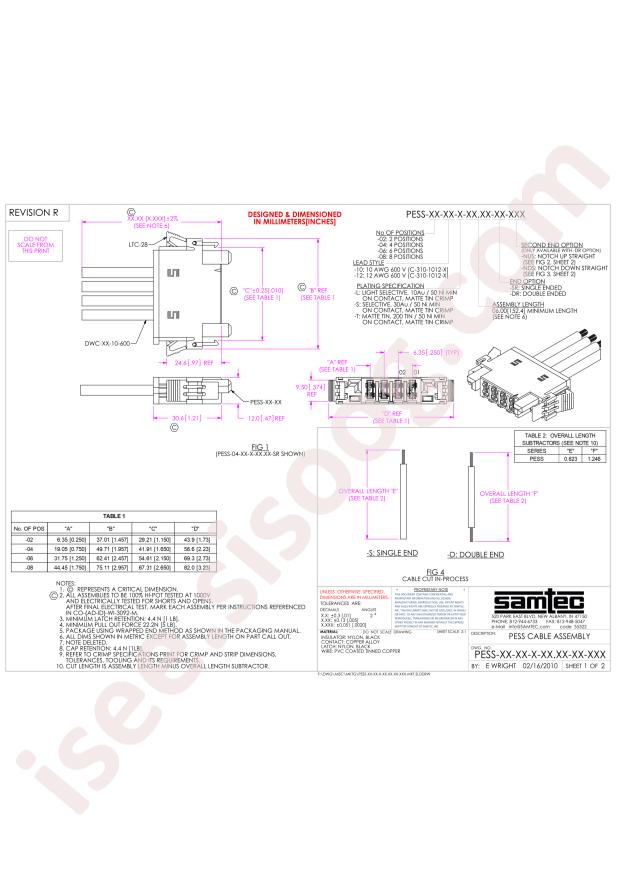 Samtec PESS-04-12-S-14.00-SR