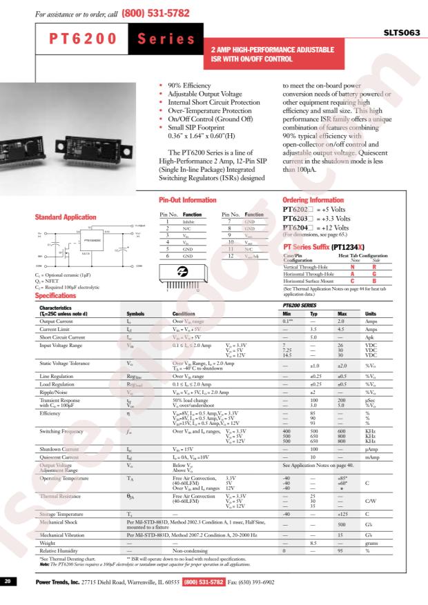 TI PT6203C