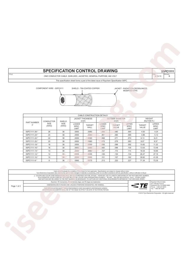 TE Connectivity 55PC1111-16-6-9