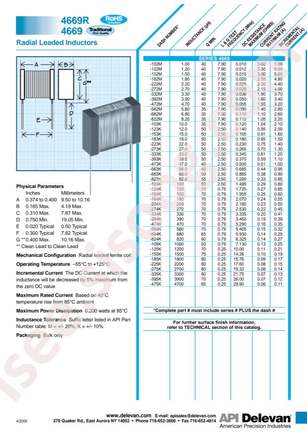 API Delevan 4669-102M