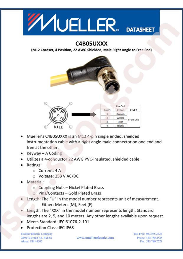 Mueller Electric C4B05M002