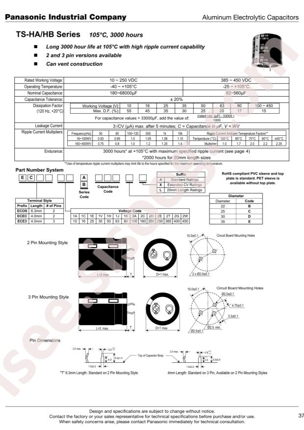 PANASONIC ECO-S1CA183BA