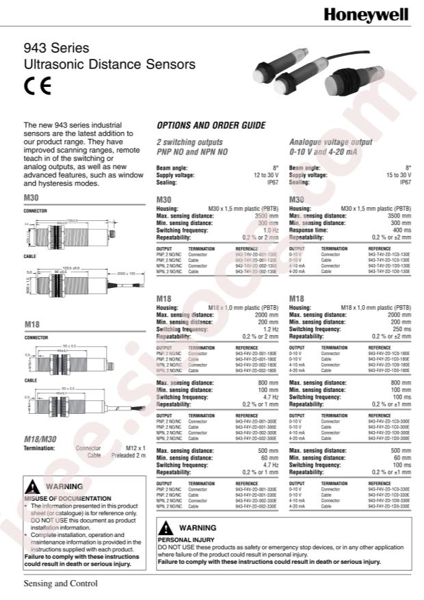 Honeywell SCN-1428SC