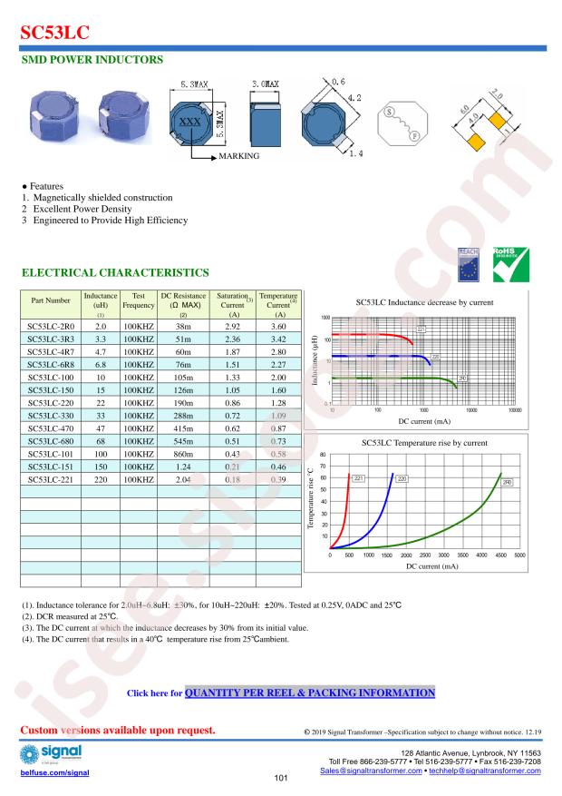 Bel Fuse SC53LC-6R8