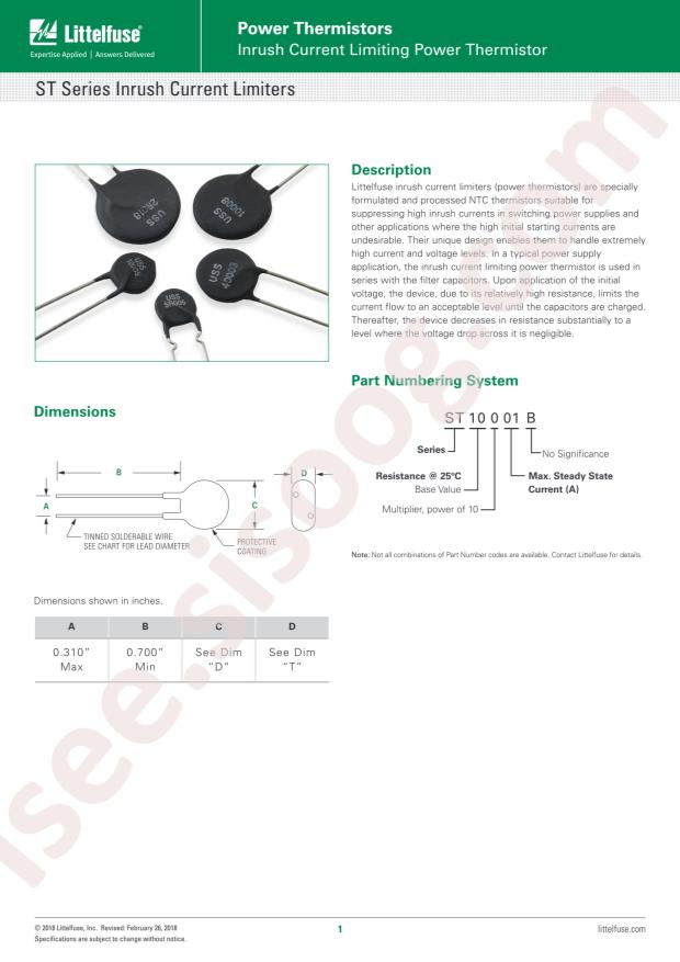 Littelfuse ST2R503B