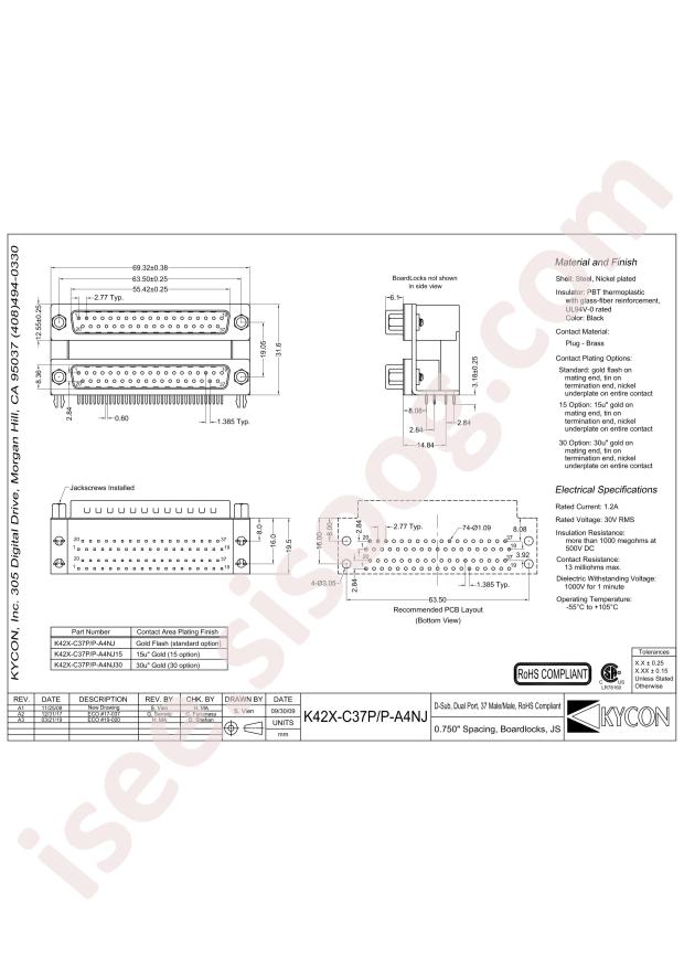 Kycon K42X-C37P/P-A4NJ30