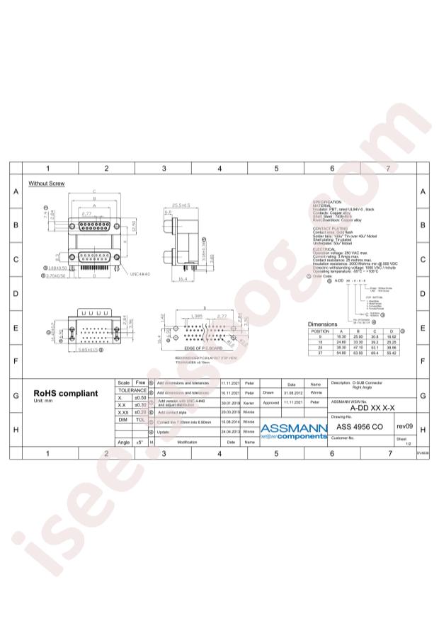 Assmann WSW Components A-DD 15 B-3