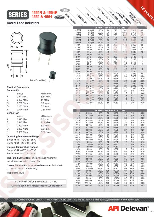 API Delevan 4564R-472K