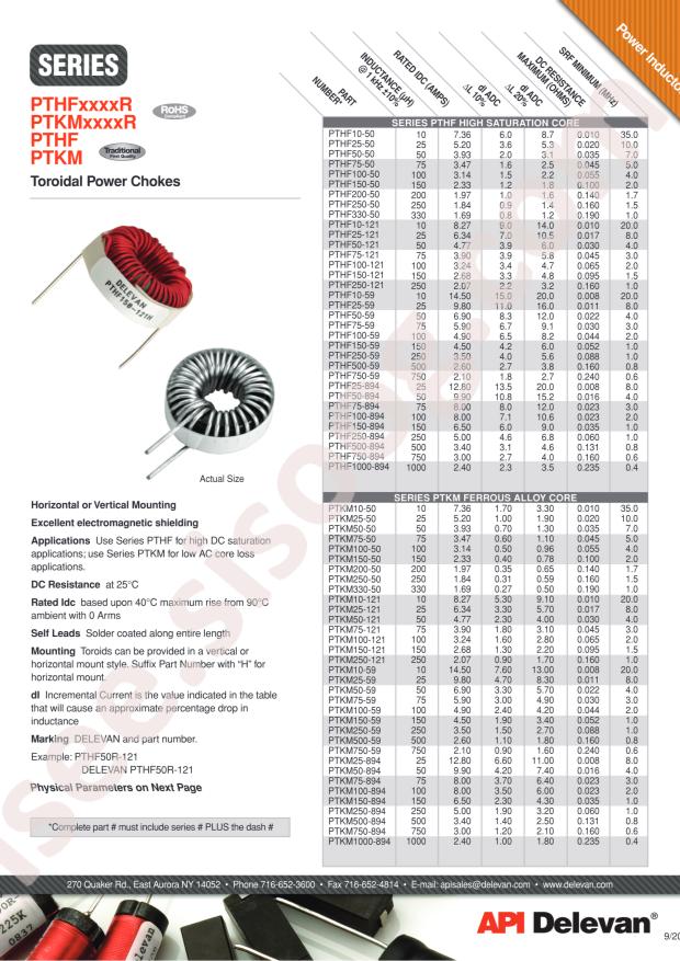 API Delevan PTHF150-121