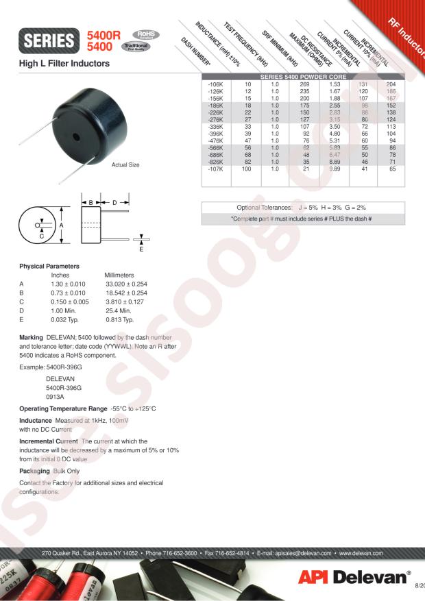 API Delevan 5400R-226J