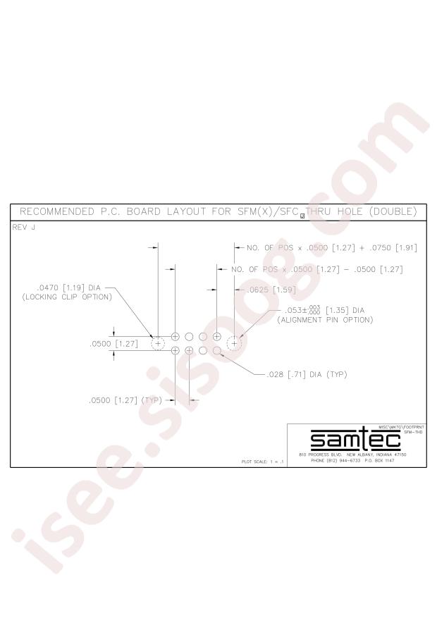 Samtec SFMC-120-01-F-D