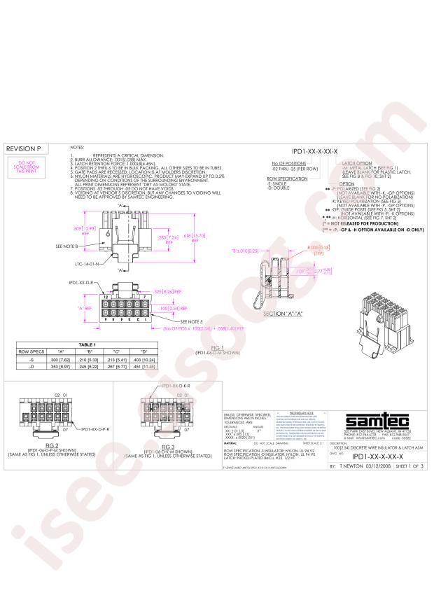 Samtec IPD1-15-S