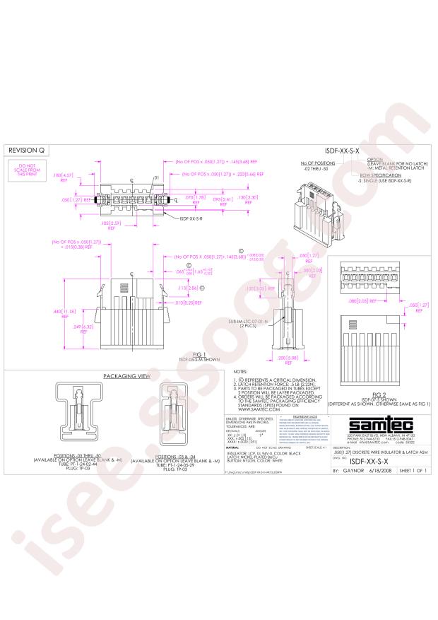 Samtec ISDF-06-S-M