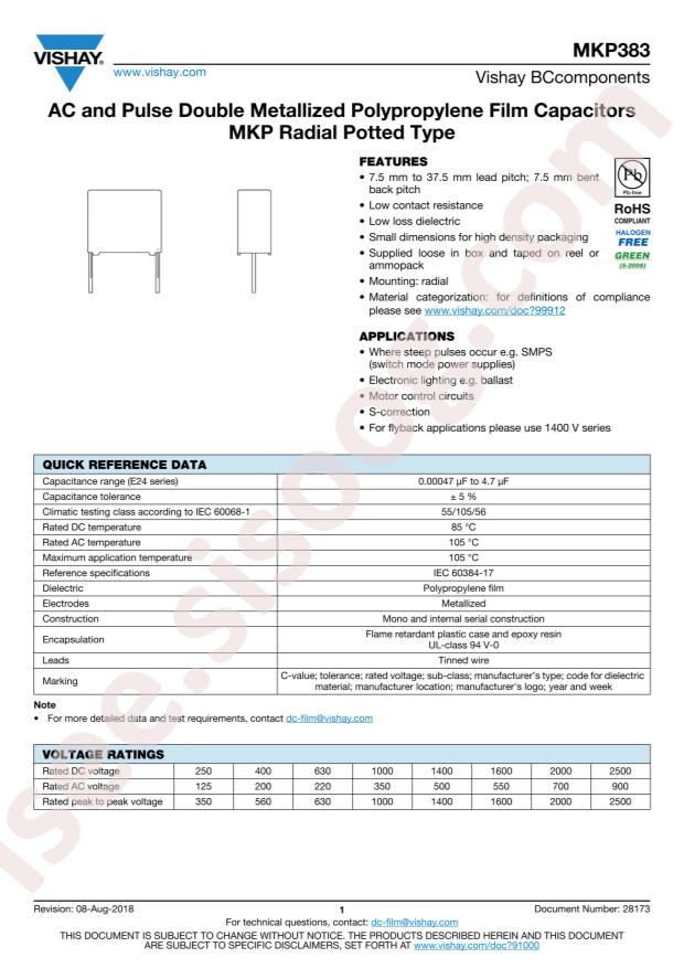 VISHAY MKP383310200JC02Z0