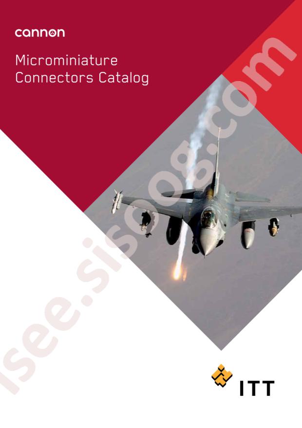 ITT CANNON MDSM-18PE-Z12-VR25