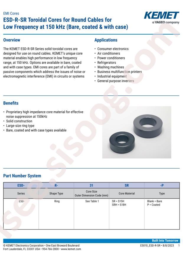 KEMET ESD-R-47SRH