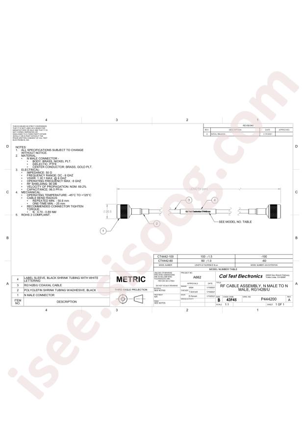 Cal Test CT4442-60