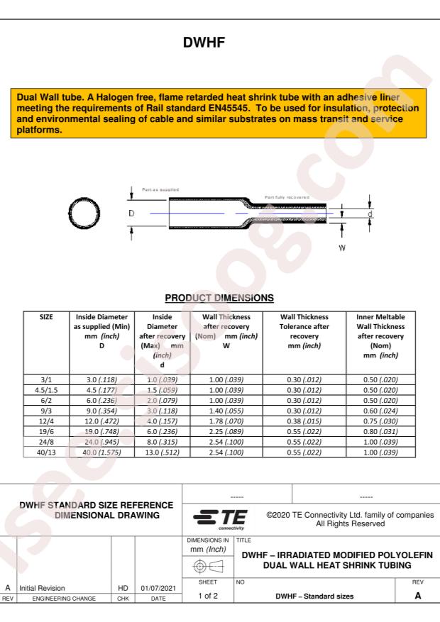 TE Connectivity DWHF-19/6-0-SP