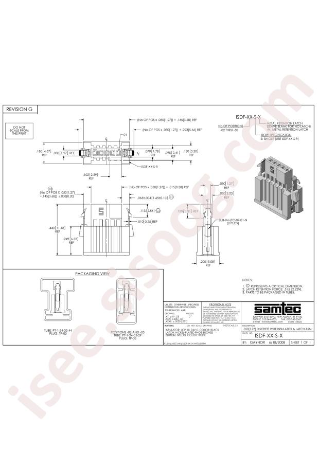 Samtec ISDF-45-S-M