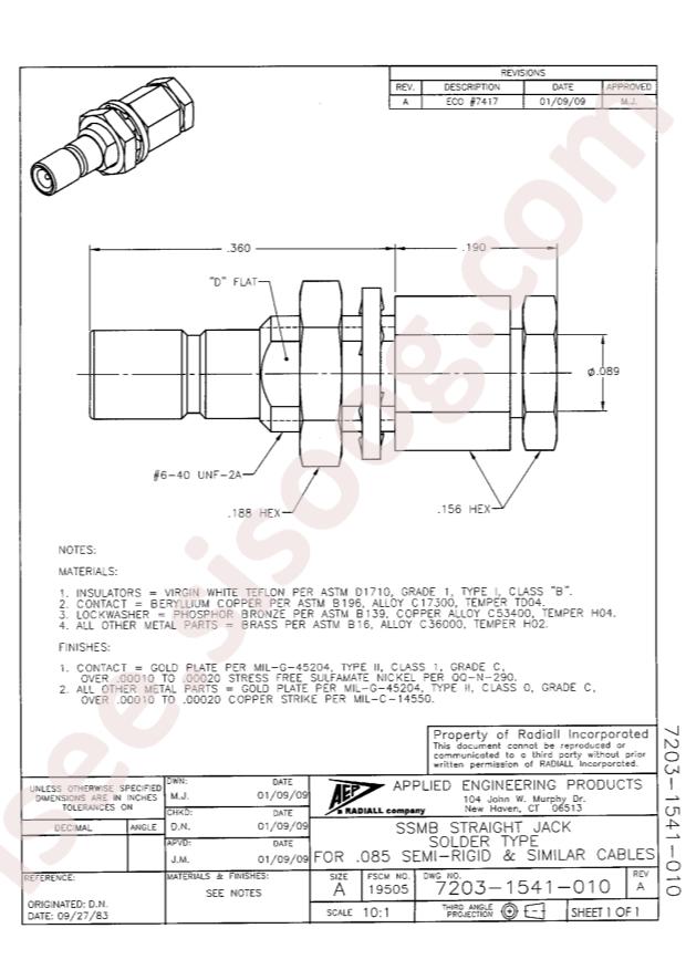 Radiall 7203-1541-010