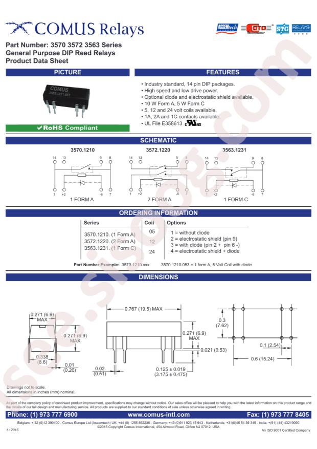 Comus International 3563-1231-243
