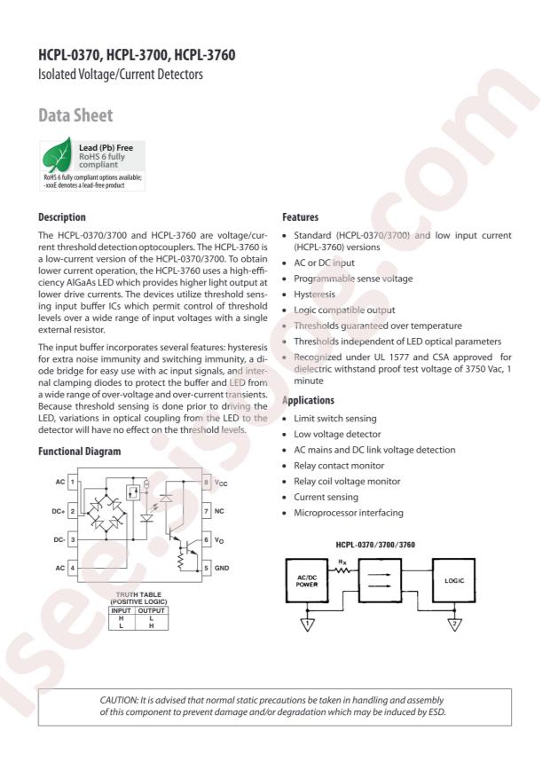 Broadcom HCPL-3760-360E