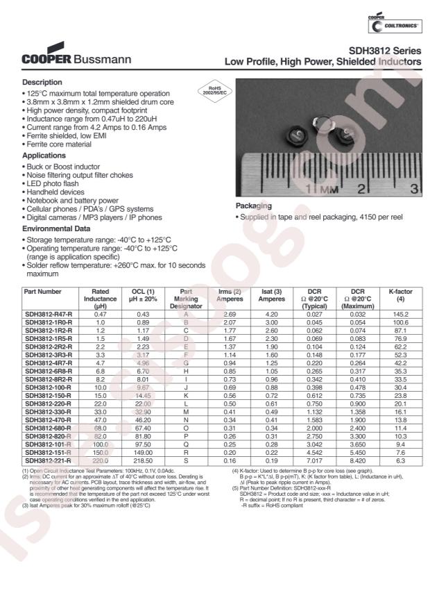 EATON SDH3812-220-R