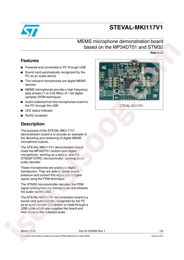 ST STEVAL-MKI117V1