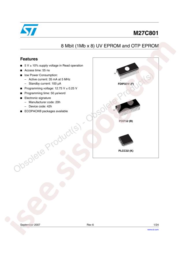 ST M27C801-120F1