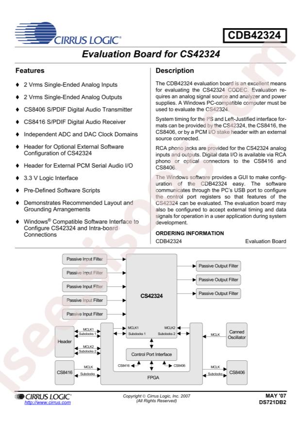 Cirrus Logic CDB42324
