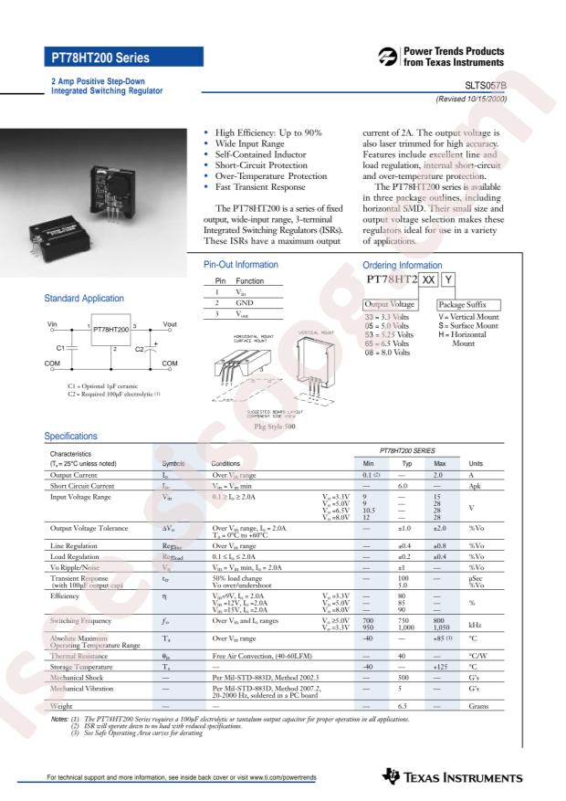 TI PT78HT265S