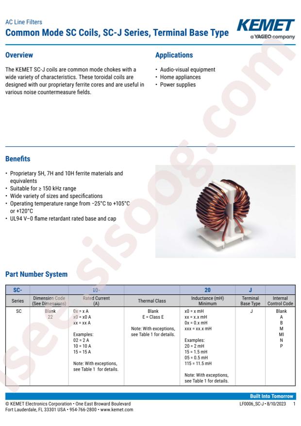 KEMET SC-15-05J